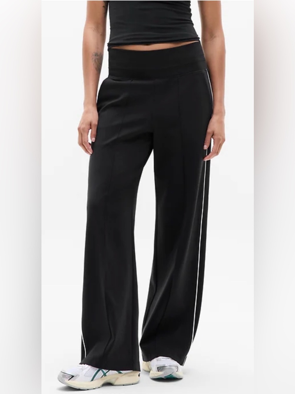 Athleta Venice Track Stripe Wide Leg Pant